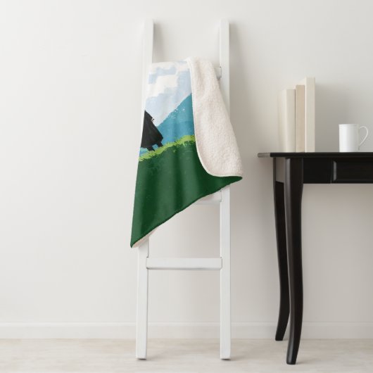 HARRY POTTER™ over het HOGWARTS™ Castle Sherpa Deken (In situ)