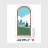 HARRY POTTER™ over het HOGWARTS™ Castle Sticker