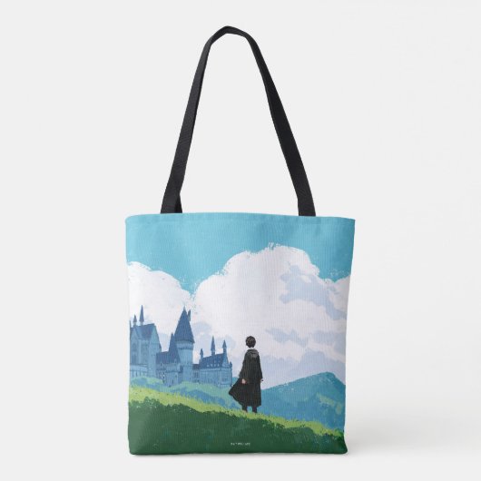 HARRY POTTER™ over het HOGWARTS™ Castle Tote Bag (Achterkant)