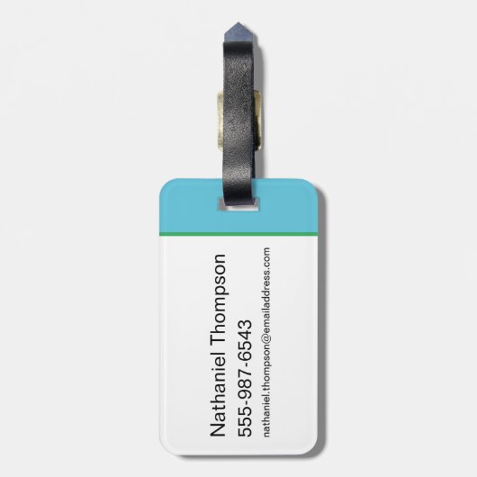 HARRY POTTER™ Overzicht over HOGWARTS™ Kasteel Bagagelabel (Achterkant verticaal)