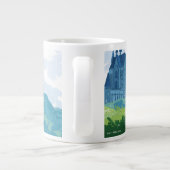 HARRY POTTER™ Overzicht over HOGWARTS™ Kasteel Grote Koffiekop (Achterkant)