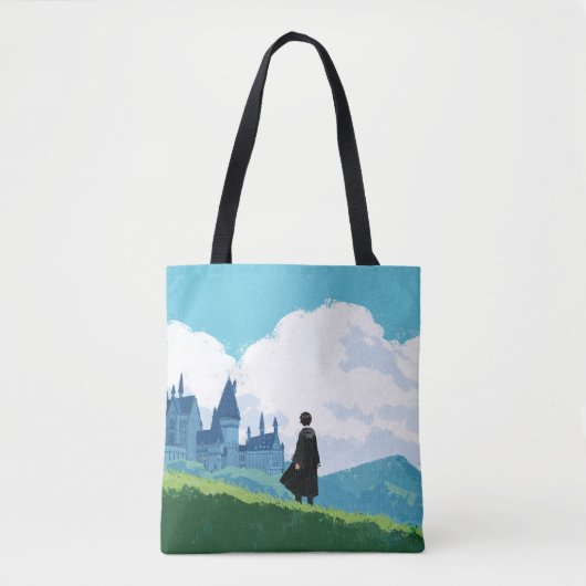 HARRY POTTER™ Overzicht over HOGWARTS™ Kasteel Tote Bag (Voorkant)