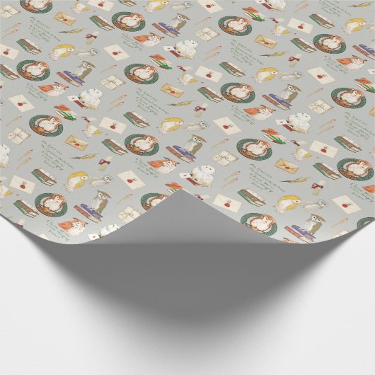 HARRY POTTER™ | Owl Letter Patroon Cadeaupapier (Hoek)