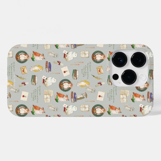 HARRY POTTER™ | Owl Letter Patroon Case-Mate iPhone Case (Achterkant (horizontaal))
