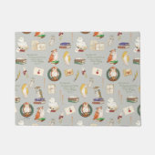 HARRY POTTER™ | Owl Letter Patroon Deurmat (Voorkant)