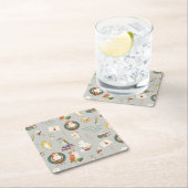 HARRY POTTER™ | Owl Letter Patroon Kartonnen Onderzetters (Insitu)