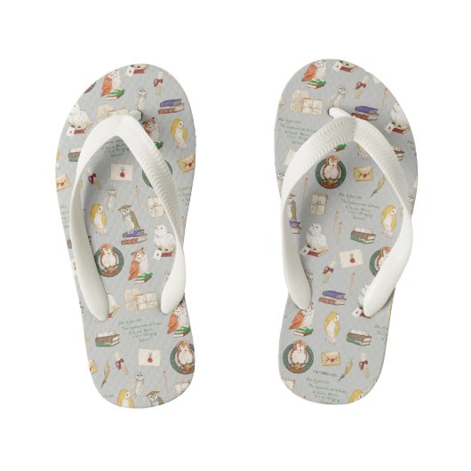 HARRY POTTER™ | Owl Letter Patroon Kinder Teenslippers (Voetbed)
