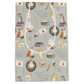 HARRY POTTER™ | Owl Letter Patroon Medium Cadeauzakje (Voorkant)