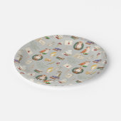 HARRY POTTER™ | Owl Letter Patroon Papieren Bordje (Gekanteld)