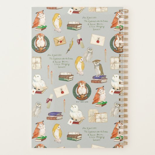 HARRY POTTER™ | Owl Letter Patroon Planner (Achterkant)