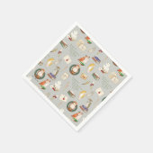 HARRY POTTER™ | Owl Letter Patroon Servet (Hoek)