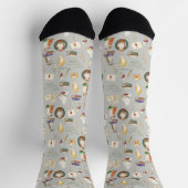 HARRY POTTER™ | Owl Letter Patroon Sokken (Top)