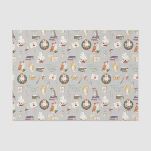 HARRY POTTER™ | Owl Letter Patroon Tissuepapier (Voorkant)
