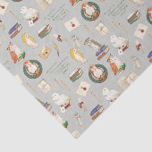 HARRY POTTER™ | Owl Letter Patroon Tissuepapier (Detail)