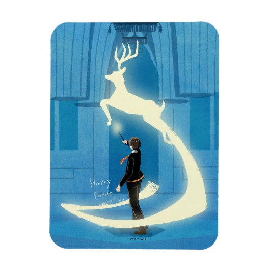 HARRY POTTER™ Patronus Schilderen Magneet (Verticaal)