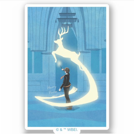HARRY POTTER™ Patronus Schilderen Sticker (Voorkant)