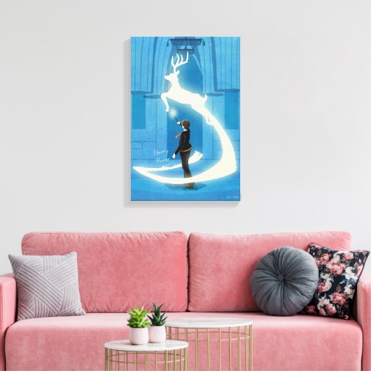 HARRY POTTER™ Patronus Schilderij Canvas Afdruk (Insitu (Woonkamer))