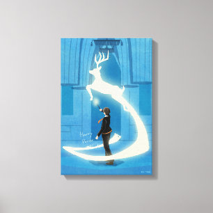 HARRY POTTER™ Patronus Schilderij Canvas Afdruk