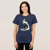HARRY POTTER™ Patronus Schilderij Tri-Blend Shirt (Voorkant volledig)