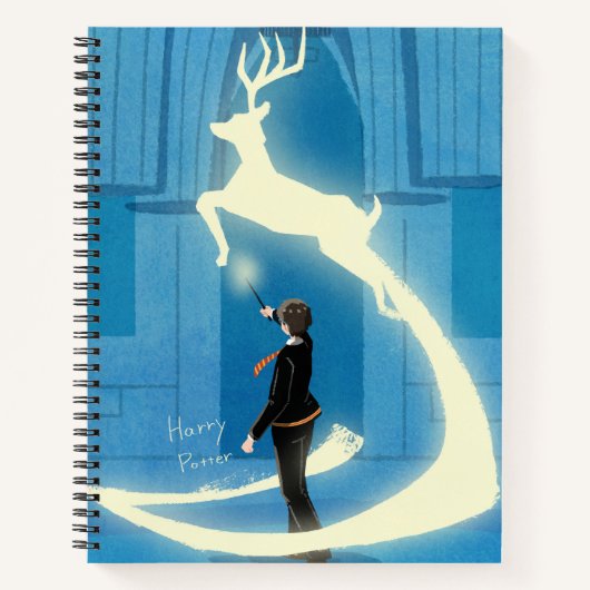HARRY POTTER™ Patronus Schildering Notitieboek (Voorkant)