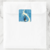 HARRY POTTER™ Patronus Schildering Vierkante Sticker (Tas)