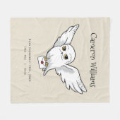 Harry Potter | Persoonlijke Hedwig Fleece Deken (Voorkant (Horizontaal))