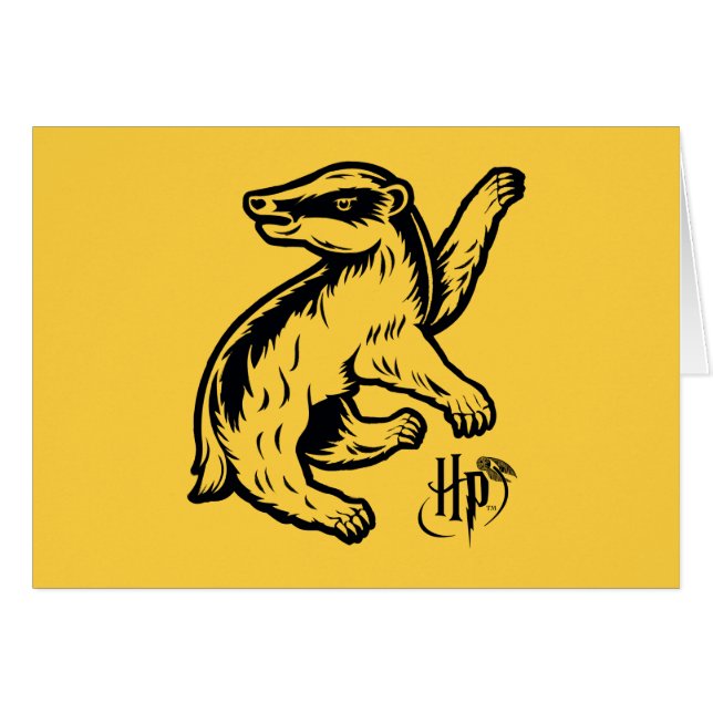Harry Potter | Pictogram Hufflepuff-badger (Voorkant Horizontaal)