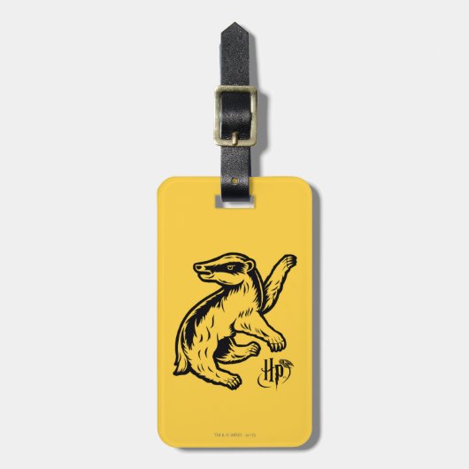 Harry Potter | Pictogram Hufflepuff-badger Bagagelabel (Voorkant verticaal)