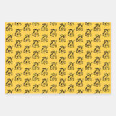 Harry Potter | Pictogram Hufflepuff-badger Inpakpapier Vel (Voorkant 2)