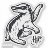 Harry Potter | Pictogram Hufflepuff-badger Sticker (Voorkant)