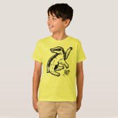 Harry Potter | Pictogram Hufflepuff-badger T-shirt (Voorkant volledig)
