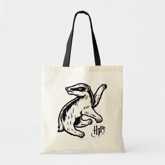 Harry Potter | Pictogram Hufflepuff-badger Tote Bag (Voorkant)