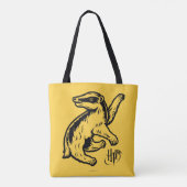 Harry Potter| Pictogram Hufflepuff-badger Tote Bag (Achterkant)