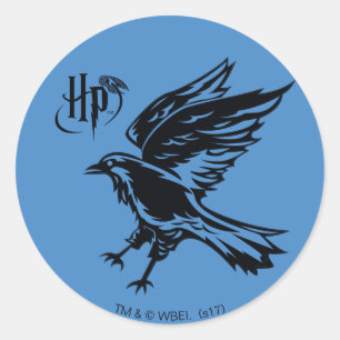 Harry Potter Pictogram Ravenclaw Eagle Ronde Sticker