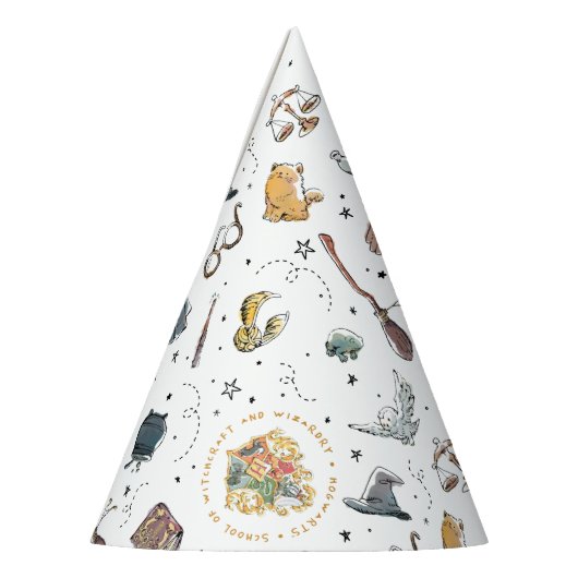 HARRY POTTER™-pictogrammen Feesthoedjes (Links)