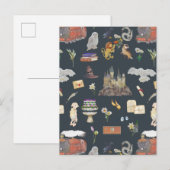 HARRY POTTER™ | Pictogrampatroon Briefkaart (Voorkant / Achterkant)