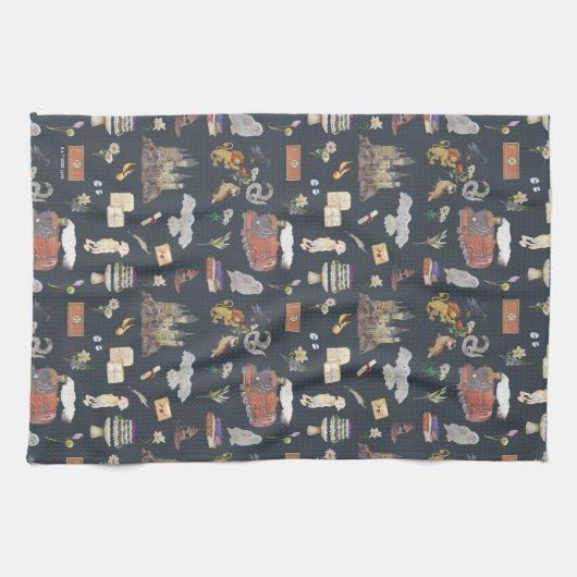 HARRY POTTER™ | Pictogrampatroon Theedoek (Horizontaal)