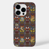 HARRY POTTER™ | Pictogrampatroon Waterverf Burgund Case-Mate iPhone Case (Achterkant)