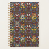 HARRY POTTER™ | Pictogrampatroon Waterverf Burgund Planner (Voorkant)