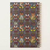 HARRY POTTER™ | Pictogrampatroon Waterverf Burgund Planner (Achterkant)