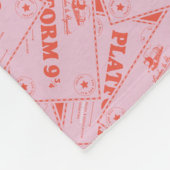HARRY POTTER™ | Platforn 9 3/4 Tickets Fleece Deken (Hoek)