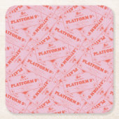 HARRY POTTER™ | Platforn 9 3/4 Tickets Kartonnen Onderzetters (Voorkant)