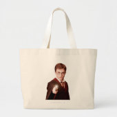 Harry Potter Points Wand Grote Tote Bag (Voorkant)