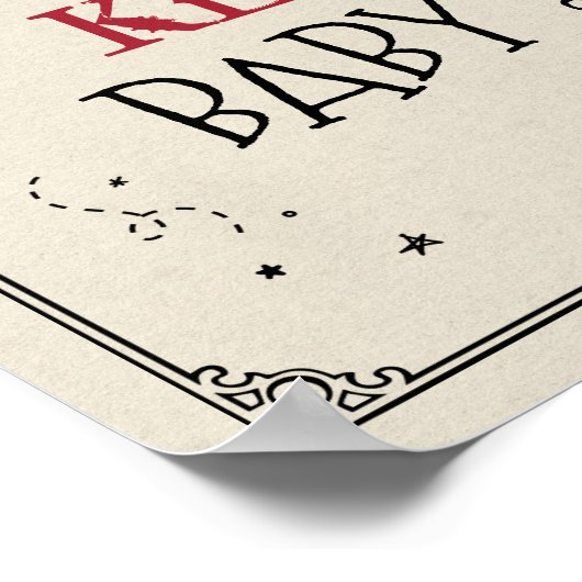 Harry Potter | Poster Hedwig Baby shower (Hoek)