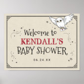 Harry Potter | Poster Hedwig Baby shower (Voorkant)
