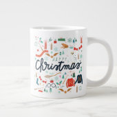 Harry Potter | Prettig kerstfeest met feestelijke Grote Koffiekop (Rechts)