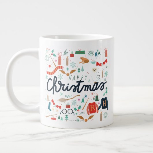 Harry Potter | Prettig kerstfeest met feestelijke Grote Koffiekop (Links)