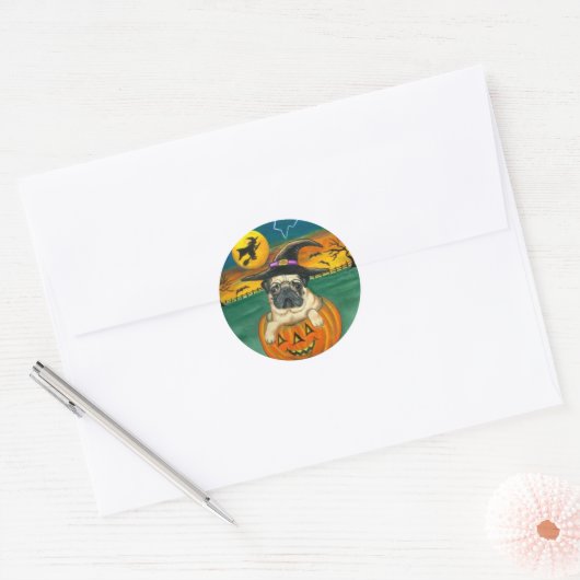 Harry Potter Pug Halloween Stickers (Envelop)