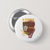 Harry Potter | QUIDDITCH™ Ronde Button 5,7 Cm (Voorkant /achterkant)