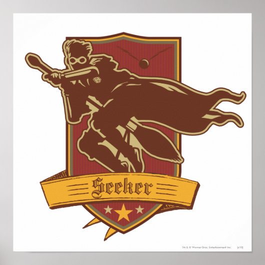 Harry Potter | QUIDDITCH™  Zoeker Wapen Poster (Voorkant)